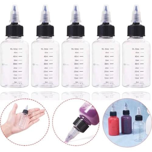 1pc 30ml/60ml/100ml/120ml/250ml Plastic PET E juice Liquid Capacity Dropper Bottles Twist Top Cap Tattoo Pigment Ink Containers