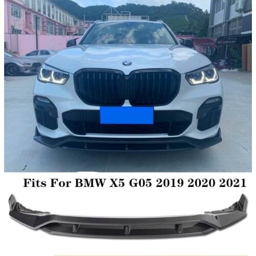 New High Quality Carbon Fiber Bumper Front Lip Protector Fits For BMW X5 G05 2019 2020 2021