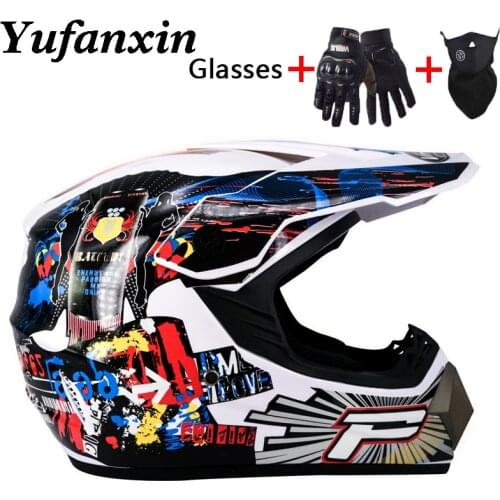 Super-Cool Motorcycle Off-road Helmet ATV Dirt Bike Helmet MTB Downhill Full Face Helmet Free 3 gifts&a lot of Design capacetes