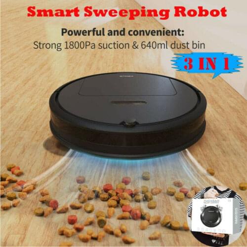 Newest Arrival Automatic Smart Robot USB Silent Vacuum Cleaner Robotic Floor Sweep Mop Broom