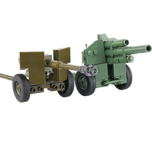 Military Equipment Weapon Educational Toys Building Blocks Model Assemble Toy Cannon Gift Compatible With Militarys Accessories