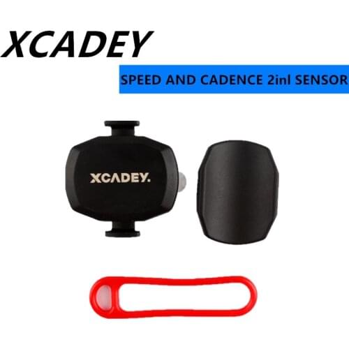 XCADEY New Model SPEED AND CADENCE 2inl SENSOR Speedometer Bicycle ANT+ Bluetooth 4.0 for XCADEY Bike Computer