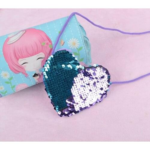 Women Bag Cute Girls Mermaid Sequins Coin Purse Wallet Mini Messenger Handbags bolsos mujer torebka damska shopper woman bag