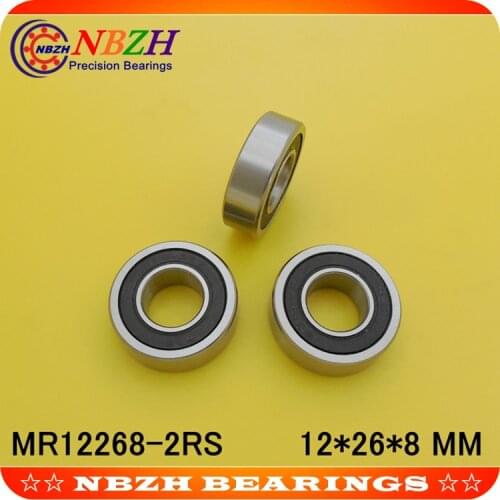 2pcs 6000/12 2RS Bicycle wheel bearing repair parts MR12268 12268-2RS 600/12-2RS 12*26*8 mm