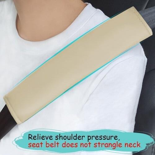 Seat Belt Protection Cover For VOLKSWAGEN TiguanⅠⅡ Phaeton Sharan Safety Belt Shoulder Cover 2pcs