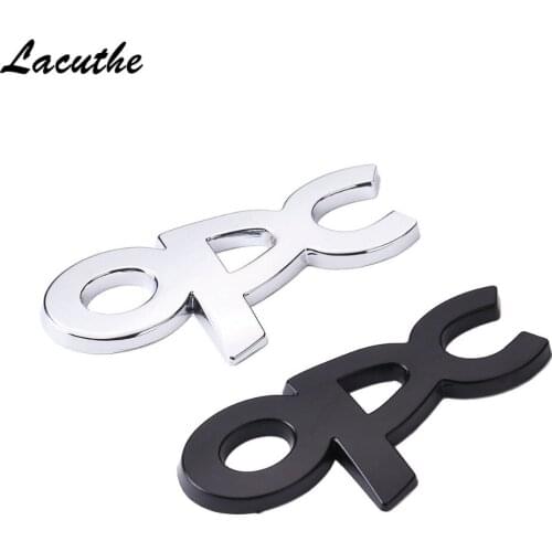 Car Styling 3D Car Sticker Chrome Metal OPC Emblem Badge Decal for Opel Regal Lacrosse Astra Corsa Zafira For Buick