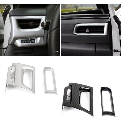 For Lexus UX UX200 UX250 2018-2021 Dashboard Side AC Air Condition Outlet Vent Cover Trim ABS Interior Modify Decoration Refit