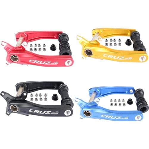 CRUZBIKE Bike Crank Arm Set 170mm Sprocket with Bottom Bracket and Chainring Bolts MTB BMX Road Bike