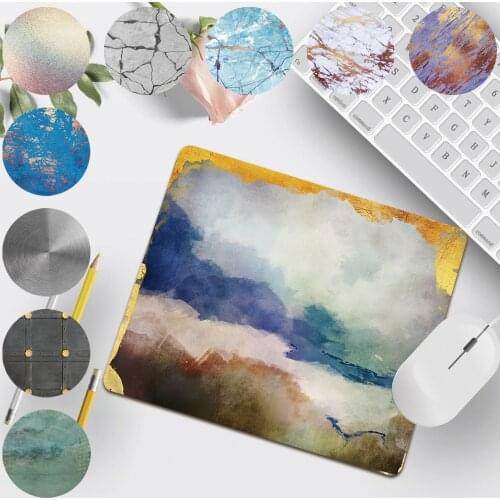 Mousepad Waterproof Home Office Computer Mouse Mat Small 25x21cm High Quality Fashion Background Pattern Series Mouse Pad