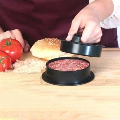 Round Shape Burger Press Non-Stick Hamburger Meat Press Beef Grill Press Patty Maker Mold With Oil Papers Kitchen Tools