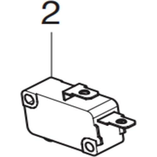 Switch for Makita CL106 CL183DZ CL183DZX CP100D DUM604 UH201D UM600D UR100D 650744-8