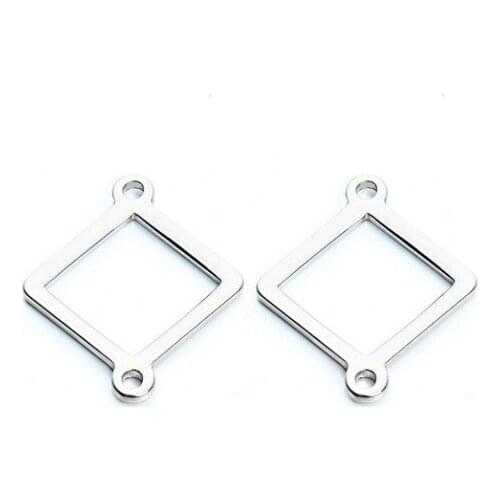 20pcs/lot 22mm*17.5mm Connector Metal Alloy Pendant For DIY bracelet Jewelry Making dfg4d