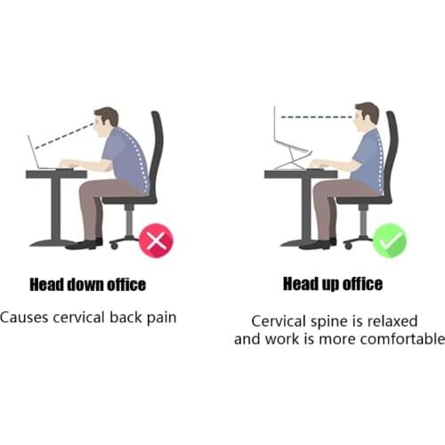 Protable Foldable Laptop Stand Adjustable Notebook Holder Support for Computer Tablet Riser