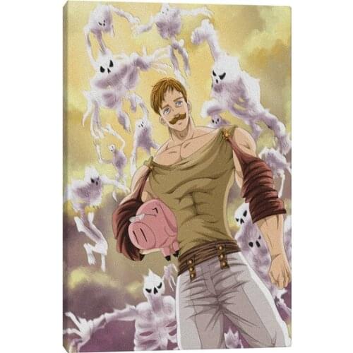 Canvas Poster Anime Nanatsu No Taizai Escanor Painting Wall Art Prints Modular Pictures Home Decoration For Living Room No Frame