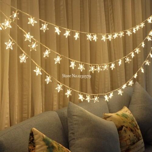 Multicolor 10M/20M/30M 100/200/300 LED Fairy String Lights Star Christmas Tree Wedding Decor Holiday luminarias lamps
