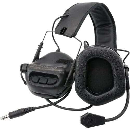 OPSMEN Earmor Tactical M32H Anti Noise Headphone with Helmet Rail Adapter Set for ARC FAST Helmet Airsoft Earmuffs Headset