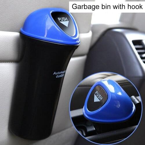 Car Trash Universal Auto Garbage Storage Bucket Door Seat Rubbish Organizer Storage Box Interior Accessories Car Trash Bin