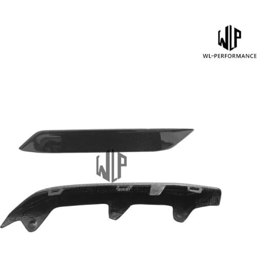 High Quality Carbon Fiber Car Body Kit Front Bumper Air Vents Trim Fit For BMW M8