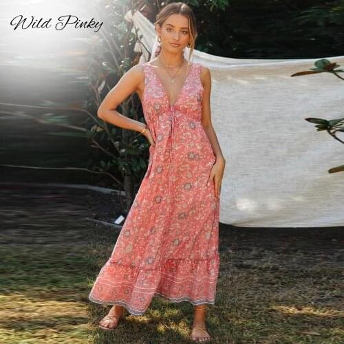 WildPinky Long Summer Dresses