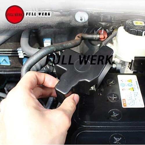 1 Piece ABS Car Engine Battery Negative Protection Cover Cap Box Protector for RAV4 20 Interior Accessories