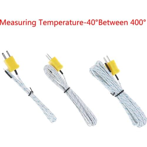 1Pcs Wire Temperature Test K-type TP-01 Thermo Sensor Probe For TM-902C TES-1310 High Quality