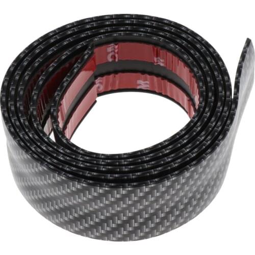 Car Carbon Fiber Door Sill Protector Guard Trims Stickers Scuff Plate