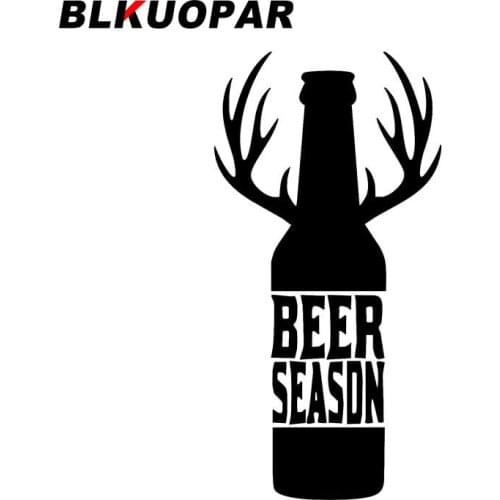 BLKUOPAR for Beer Season Car Stickers Creative Scratch-Proof Decals Graffiti Refrigerator Windshield Decor Car Door Protector