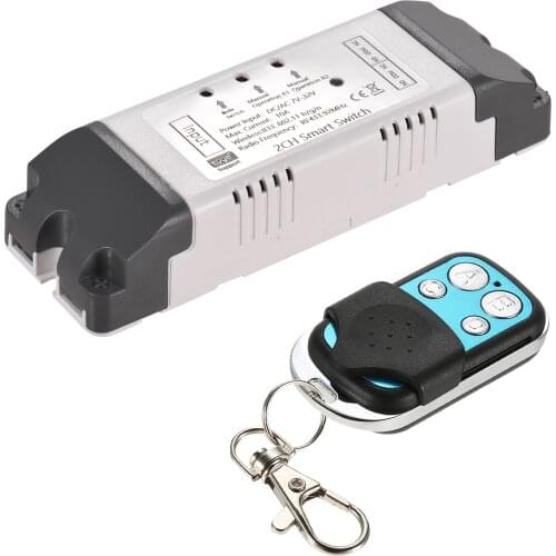 Tuya 2CH DC5V/7-32V WiFi Switch Wireless Relay Module Timing Function Remote Switch for Android/IOS APP Remote Control