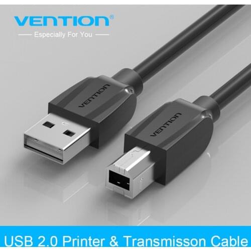 Vention High Speed USB 2.0 Type A to B Male to Male Scanner Printer Cable Sync Data Charging Cord 1m 1.5m 2m 3m 5m