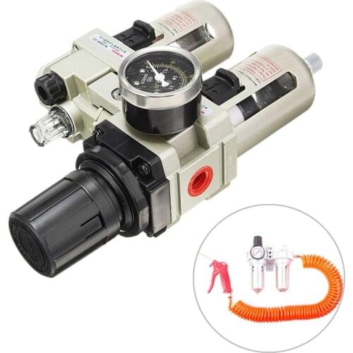 AC3010-03 3/8 Inch BSP Air Compressor Filter Water Separator With Alloy Mechanical Regulator Gauge Hardware Pneumatic Part