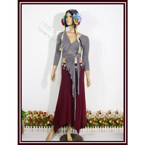 Belly Dance Top Costume Modal YOGA Lycra Cotton HHW12 13