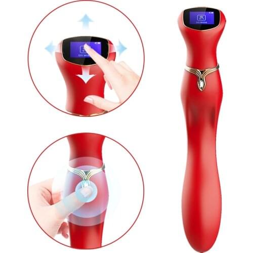 Touch Screen Massager Flexible G-Spot Stimulator Smart Phone Chip Waterproof Medical Grade Silicone 8 Modes 3 Levels Adjustment