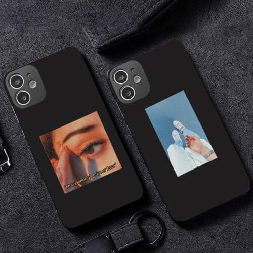 Fashion aesthetic text pictures Phone Case for iPhone 12 11 mini pro XS MAX XR 8 7 6 6S Plus X 5S SE 2020