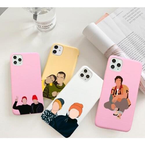 Tyler and Josh Scaled phone Case For iPhone 11 12 Pro XS MAX XR X 7 8 6Plus SE 2021 Candy Soft Silicone Phone Cover Bag