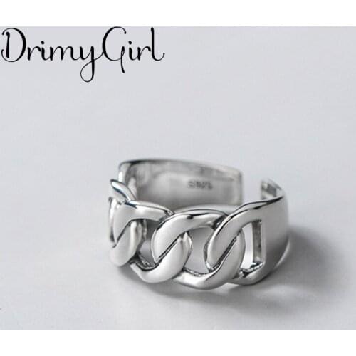 Original Design Bohemian Retro Hollow Chains Ring For Women Fashion Open Finger Rings Female Boho Jewelry