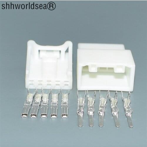 Shhworldsea 5pin 1.5mm male female for Geely Emgrand car central control panel wiring harness plug