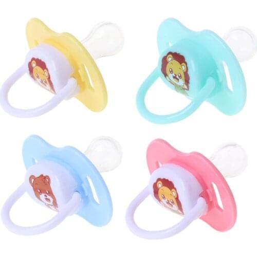 Baby Nipple Food Grade Silicone Pacifier Round Head Infant Newborn Soother Orthodontic BPA Free Safe Teether Care E06F