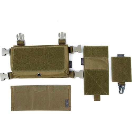 TMC Hunting MCR Front Set for Hunting Tactical Vest Chest Rig BK/KK Free Shipping TMC3119
