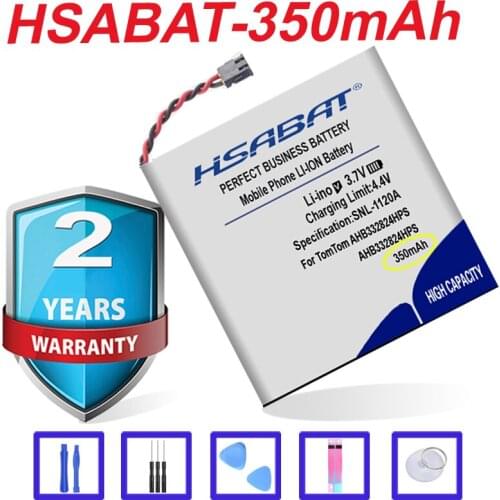 Top Brand 100% New 350mAh AHB332824HPS Battery for TomTom Spark Cardio+ Music GPS Watch in stock