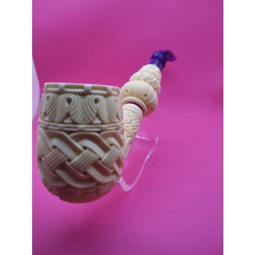 Long flower meerschaum pipe turkish pipe smoking pipe