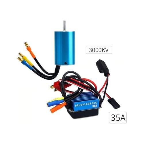 2445 Waterproof Brushless Motor for 1/10 2S 3S RC Car Drift Racing Off-Road Truck Motor 2600 3000 3930KV