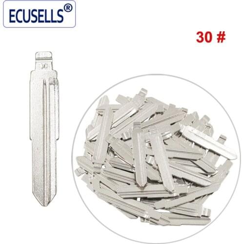 50PCS, 10PCS, Universal Auto Car Remotes Flip Blade 30# for KD Remote, NO.30 Uncut Key Blade