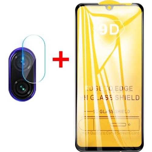 9D Tempered Glass + Camera Len Film For Xiaomi Mi 9 SE 8 Lite 9T Pro Mi9 Mi8 Redmi 7 Note 5 6 7 Pro Full Cover Screen Protector