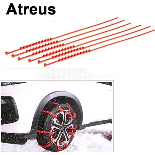 Atreus For Lexus Honda Civic Opel astra h j Mazda 3 6 Kia Rio Ceed Volvo Lada Car Snow Tire Anti-skid Chains Wheel Tire Tools