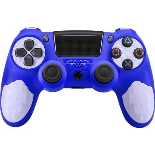 Wireless Bluetooth 4.0 Vibrating Somatosensory Gamepad With Light Bar Compatible With PS4