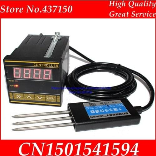 Soil Moisture Sensor temperature and soil digital controller Soil Moisture Sensor soil Humidity sensor display RS485 output