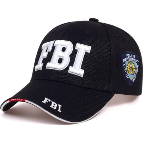 New Fashion FBI Embroidery Baseball Cap Men Women Snapback Caps Unisex Adjustable Hip Hop Dad Hat men sports leisure hats gorras