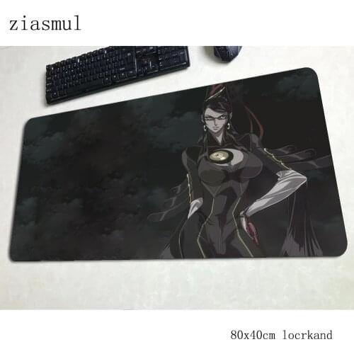 Bayonetta mats 800x400x3mm Colourful gaming mouse pad big keyboard mousepad xl notebook gamer accessories padmouse mat