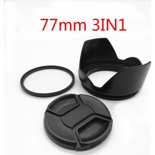 77mm Lens Hood Cap UV Filter for Sigma 7-50mm F2.8 EX OS HSM ,70-200mm F2.8 II MACRO