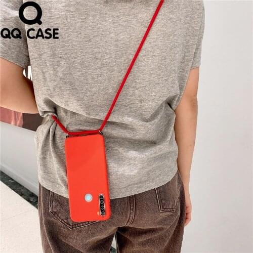 Matte Candy Color Necklace Phone Case For Xiaomi MI 6 6X A2 8 Explore Youth 8SE 9 9SE 10 Pro Lite MIX 2 2S 3 Max 2 3 F1 A3 Lite